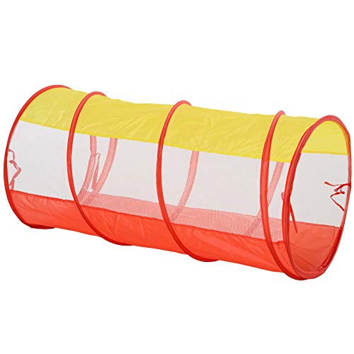 HOMCOM 3 en 1 Casa de Juegos Infantil Tienda de Campaña para Niños Mayores de 3 Años Plegable con 2 Casita Tela Túnel Ventanas de Ventilación 230x70x89 cm Multicolor HOMCOM 3 en 1 Casa de Juegos Infantil Tienda de Campaña para Niños Mayores de 3 Años Plegable con 2 Casita Tela Túnel Ventanas de Ventilación 230x70x89 cm Multicolor