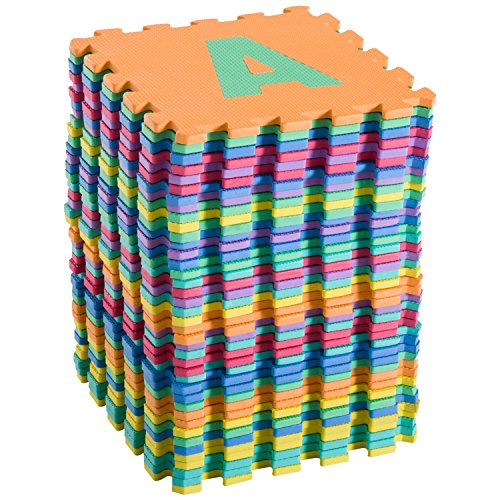 HOMCOM Alfombra Puzle Niños Colchoneta Suave Juego Rompecabezas para Niños 3.6㎡ Letras Abecedario y Números 0-9 Goma Espuma EVA Lavable Resistente a la Humedad HOMCOM Alfombra Puzle Niños Colchoneta Suave Juego Rompecabezas para Niños 3.6㎡ Letras Abecedario y Números 0-9 Goma Espuma EVA Lavable Resistente a la Humedad