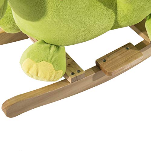 HOMCOM Caballito Balancin Dinosaurio de Peluche con Cinturon Niños +18 Meses Mecedora HOMCOM Caballito Balancin Dinosaurio de Peluche con Cinturon Niños +18 Meses Mecedora
