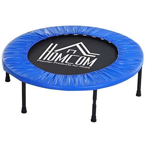 HOMCOM Cama Elástica Trampolín con Diámetro 81cm y Muelles Resistentes hasta 100kg Color Azul Oscuro (S-Φ81 x 22,5cm) HOMCOM Cama Elástica Trampolín con Diámetro 81cm y Muelles Resistentes hasta 100kg Color Azul Oscuro (S-Φ81 x 22,5cm)