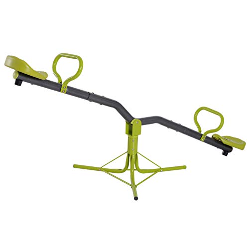 HOMCOM Columpio Balancín para Niños Balancín Infantil para Exteriores Giratorio de 360 Grados Carga 35kg (Cada Asiento) Adecuado Niños 3-10 Años HOMCOM Columpio Balancín para Niños Balancín Infantil para Exteriores Giratorio de 360 Grados Carga 35kg (Cada Asiento) Adecuado Niños 3-10 Años