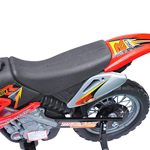 HOMCOM Moto Electrica Infantil Bateria 6V Recargable Niños 3+ Años Cargador y Ruedas Apoyo Color Rojo HOMCOM Moto Electrica Infantil Bateria 6V Recargable Niños 3+ Años Cargador y Ruedas Apoyo Color Rojo