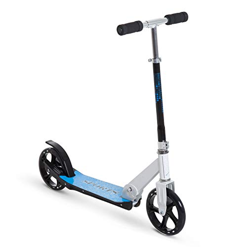 HOMCOM Patinete para Niños y Adultos Scooter Plegable Plegable Manillar Ajustable Marco Aluminio Ligero y Estable Carga 80kg Aluminio 84x34x86-96 cm Blanco HOMCOM Patinete para Niños y Adultos Scooter Plegable Plegable Manillar Ajustable Marco Aluminio Ligero y Estable Carga 80kg Aluminio 84x34x86-96 cm Blanco