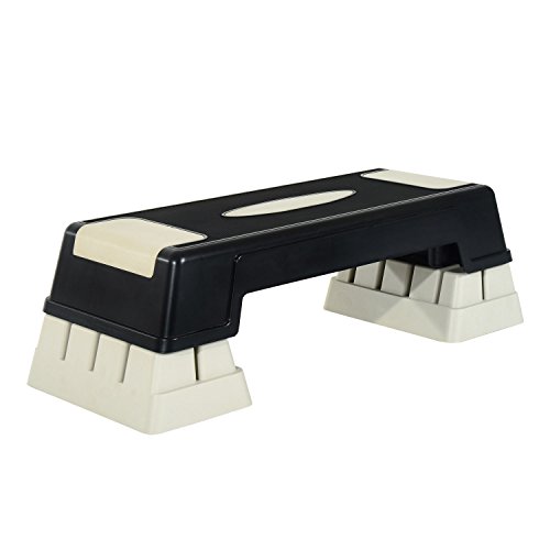 HOMCOM Step Fitness Tabla Stepper Aerobic Deporte Gimnasia Altura Regulable 3 Niveles… HOMCOM Step Fitness Tabla Stepper Aerobic Deporte Gimnasia Altura Regulable 3 Niveles…