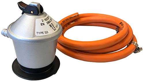 Homelux 300066 Kit Regulador Gas Domestico y Manguera con Abrazadera, 1.5 m Homelux 300066 Kit Regulador Gas Domestico y Manguera con Abrazadera, 1.5 m