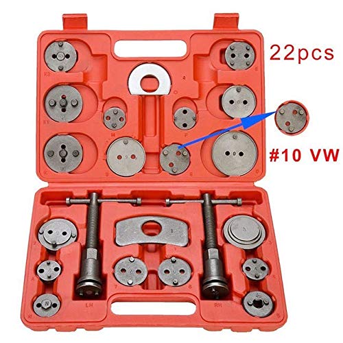 Homeway 22 Pezzi - Pistoni Freno Resetter Set Pistone Resetter - Ganasce dei freni o per il cambio delle pastiglie -universale - Arretratore pistoncini freni Homeway 22 Pezzi - Pistoni Freno Resetter Set Pistone Resetter - Ganasce dei freni o per il cambio delle pastiglie -universale - Arretratore pistoncini freni