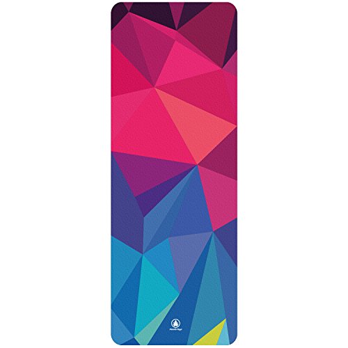 HOMFA Esterilla Yoga Antideslizante Yoga Mat 2-in-1 de Tapete y Toalla Double Capa 4.2mm de Grosor Colchoneta de yoga de Caucho Natural 185 x 67.4cm (Multicolores) HOMFA Esterilla Yoga Antideslizante Yoga Mat 2-in-1 de Tapete y Toalla Double Capa 4.2mm de Grosor Colchoneta de yoga de Caucho Natural 185 x 67.4cm (Multicolores)
