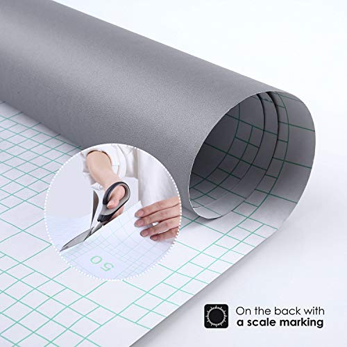 HOMFA Pintado Papel de Pared PVC Extra Grueso Impermeable para Pared Muebles de Cocina Dormitorios y Salón Pintado Pegatina Pared Autoadhesivo Gris 10x0.41M HOMFA Pintado Papel de Pared PVC Extra Grueso Impermeable para Pared Muebles de Cocina Dormitorios y Salón Pintado Pegatina Pared Autoadhesivo Gris 10x0.41M