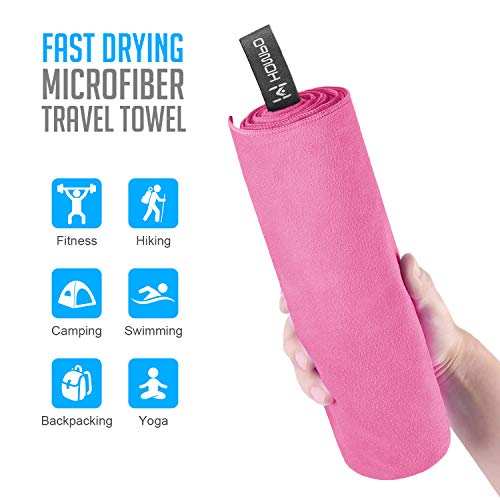 HOMPO Toalla de Microfibra - Secado rápido, Ligera, Absorbente, Suave y grante Yoga, Fitness, Playa, Gimnasio HOMPO Toalla de Microfibra - Secado rápido, Ligera, Absorbente, Suave y grante Yoga, Fitness, Playa, Gimnasio