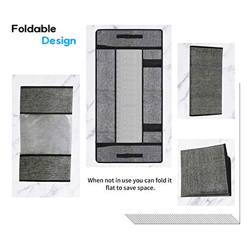 homyfort Juego de 2 Bolsa de Almacenamiento - para edredones Ropa Debajo de la Cama Bolsa de Almacenamiento con Cremallera y 4 Asas, Plegable, 100 x 50 x 15 cm, Negro Lino, DEXAUBBP2 homyfort Juego de 2 Bolsa de Almacenamiento - para edredones Ropa Debajo de la Cama Bolsa de Almacenamiento con Cremallera y 4 Asas, Plegable, 100 x 50 x 15 cm, Negro Lino, DEXAUBBP2