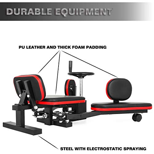 HONEY WYJ Máquina De Estiramiento De Piernas Equipo De Ejercicio 330lb para Adelgazamiento Flexible, Aptitud para Estufa, Estiramiento De Ligamentos, Gimnasio Casero De Servicio Pesado HONEY WYJ Máquina De Estiramiento De Piernas Equipo De Ejercicio 330lb para Adelgazamiento Flexible, Aptitud para Estufa, Estiramiento De Ligamentos, Gimnasio Casero De Servicio Pesado