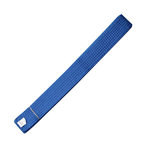 HongH Cinturones de Taekwondo para Adultos, de algodón, para Artes Marciales, Uniforme, Judo Karate TKD Jujitsu BJJ Aikido Kempo - Azul - Small HongH Cinturones de Taekwondo para Adultos, de algodón, para Artes Marciales, Uniforme, Judo Karate TKD Jujitsu BJJ Aikido Kempo - Azul - Small