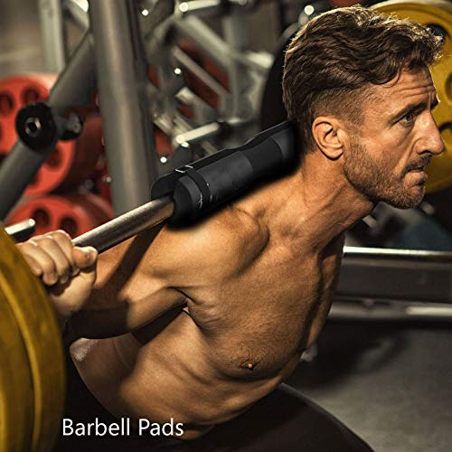 HONGLONG Barbell Pad Squat Pad - Soporte para los Hombros para Sentadillas, Lunges & Hip Thrugs - para Barras olímpicas o estándar