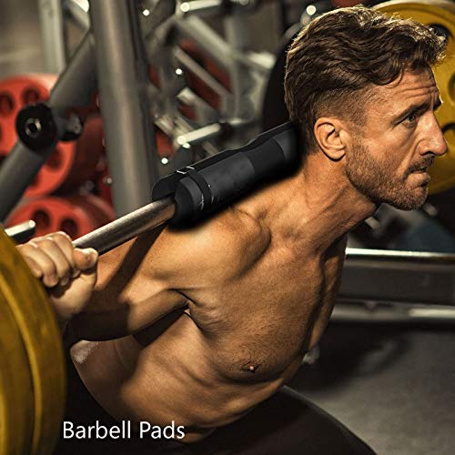 HONGLONG Barbell Pad Squat Pad - Soporte para los Hombros para Sentadillas, Lunges & Hip Thrugs - para Barras olímpicas o estándar