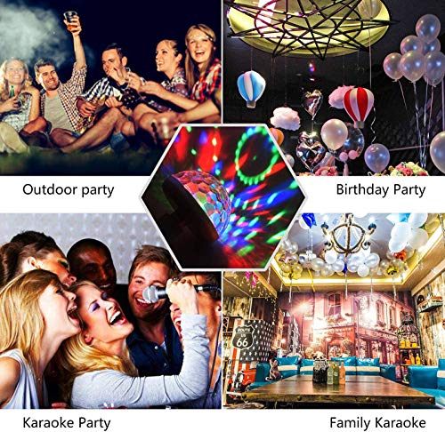 HONGLONG USB Mini Disco Light, 4PACKS, Lights DE FIESTE Bola Sonido ATROBE ATROBE, LUZ DE Fiesta USB DJ Lámparas LED para la Sala de hogar Cumpleaños DJ Bar Bar Karaoke Navidad Navidad Show HONGLONG USB Mini Disco Light, 4PACKS, Lights DE FIESTE Bola Sonido ATROBE ATROBE, LUZ DE Fiesta USB DJ Lámparas LED para la Sala de hogar Cumpleaños DJ Bar Bar Karaoke Navidad Navidad Show