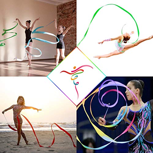 HONGXIN-SHOP Danza Cinta 2 Metros Cintas de Baile Streamers Gimnasia Rítmica Varitas de Cinta para Niños Baile Artístico Gimnasia Entrenamiento Actividades Divertidas 22 Piezas HONGXIN-SHOP Danza Cinta 2 Metros Cintas de Baile Streamers Gimnasia Rítmica Varitas de Cinta para Niños Baile Artístico Gimnasia Entrenamiento Actividades Divertidas 22 Piezas