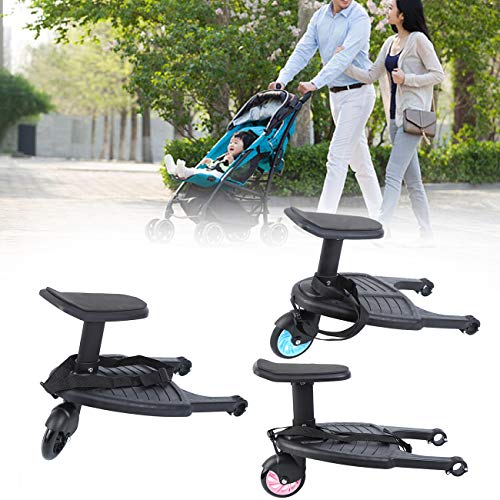 Honhill Mini Buggy Board con asiento Cochecito para el Segundo niño Pedal Auxiliar Conector extraíble Asiento y montaje (azul) Honhill Mini Buggy Board con asiento Cochecito para el Segundo niño Pedal Auxiliar Conector extraíble Asiento y montaje (azul)