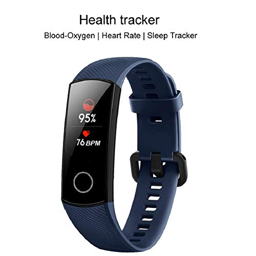 HONOR Band 5 Smartwatch, Pulsera Actividad Inteligente Impermeable IP68 con Pulsómetro, Monitor de Actividad Deportiva, Fitness Tracker con Podómetro, Azul HONOR Band 5 Smartwatch, Pulsera Actividad Inteligente Impermeable IP68 con Pulsómetro, Monitor de Actividad Deportiva, Fitness Tracker con Podómetro, Azul