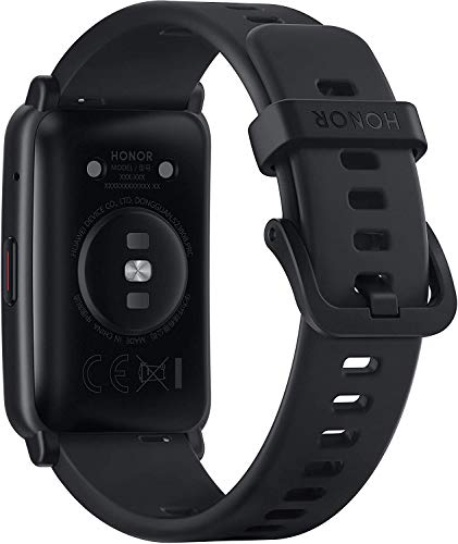 HONOR Watch ES SmartWatch, Fitness Tracker Personal Virtual Coach, 1.64 '' Pantalla Táctil AMOLED, Monitor Frecuencia Cardíaca/Sueño 24/7 Podómetro Notificación por SMS (Negro)
