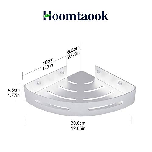 Hoomtaook Estanteria Ducha sin Taladros Accesorios Baño Sin Taladro Rinconera Autoadhesivo Aluminio Acabado Mate Estantes 1 Piezas Plata Hoomtaook Estanteria Ducha sin Taladros Accesorios Baño Sin Taladro Rinconera Autoadhesivo Aluminio Acabado Mate Estantes 1 Piezas Plata