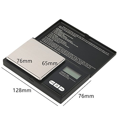 Hoosiwee Báscula Digitales de Precisión,100g 0.01g Balanzas de Portátiles, Báscula de Joyería, con Pantalla LCD, Plataforma de Acero Inoxidable, Función de Tara, para Cocinar, Droga, Café Hoosiwee Báscula Digitales de Precisión,100g 0.01g Balanzas de Portátiles, Báscula de Joyería, con Pantalla LCD, Plataforma de Acero Inoxidable, Función de Tara, para Cocinar, Droga, Café