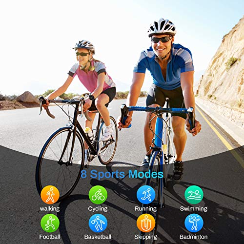 HopoFit Relojes Inteligente Hombre y Mujer,Smartwatch con Pulsómetro,Presión Arterial, Monito de Sueño,Podómetro Pulsera Reloj Impermeable IP68 para Android iOS y Xiaomi Huawei iPhone Teléfono Negro HopoFit Relojes Inteligente Hombre y Mujer,Smartwatch con Pulsómetro,Presión Arterial, Monito de Sueño,Podómetro Pulsera Reloj Impermeable IP68 para Android iOS y Xiaomi Huawei iPhone Teléfono Negro