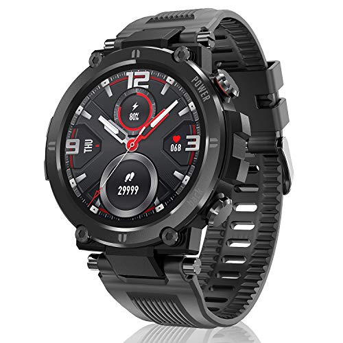 HopoFit Relojes Inteligente Hombre y Mujer,Smartwatch con Pulsómetro,Presión Arterial, Monito de Sueño,Podómetro Pulsera Reloj Impermeable IP68 para Android iOS y Xiaomi Huawei iPhone Teléfono Negro HopoFit Relojes Inteligente Hombre y Mujer,Smartwatch con Pulsómetro,Presión Arterial, Monito de Sueño,Podómetro Pulsera Reloj Impermeable IP68 para Android iOS y Xiaomi Huawei iPhone Teléfono Negro