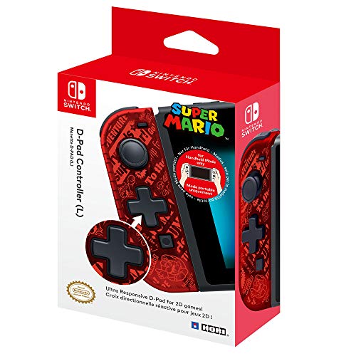 HORI - Controlador D-Pad, L, Nintendo Switch, Mario