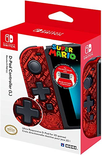 HORI - Controlador D-Pad, L, Nintendo Switch, Mario