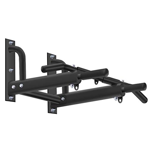 Horizontal Bars Dispositivo multifuncional pull-up cubierta domésticos de pared fijo paralelo pared de perforación barras de equipos de fitness 97 * 65 * 31cm Negro