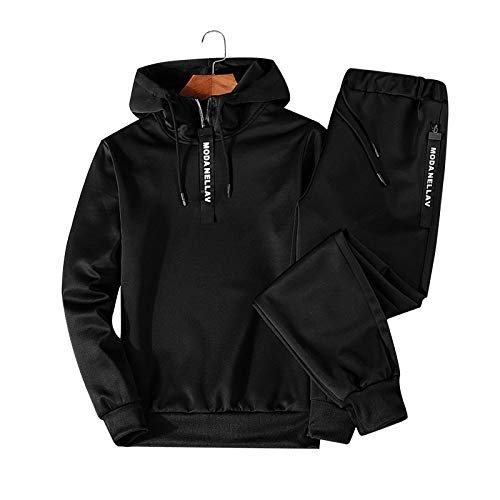 HOSD 2019 2 Piezas Sudaderas con Capucha Hombre Primavera Otoño Forro Polar Sudaderas con Capucha + Pantalones de chándal Hombre Streetwear Sólido Cálido 2 Piezas Sudadera con Capucha Blanco EM114 S HOSD 2019 2 Piezas Sudaderas con Capucha Hombre Primavera Otoño Forro Polar Sudaderas con Capucha + Pantalones de chándal Hombre Streetwear Sólido Cálido 2 Piezas Sudadera con Capucha Blanco EM114 S