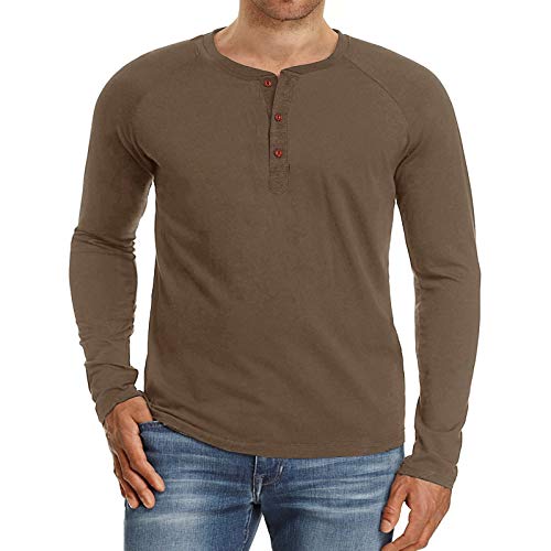 HOSD Camiseta de otoño/Invierno para Hombre de, Camiseta de Talla Grande para Hombre