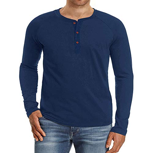 HOSD Camiseta de otoño/Invierno para Hombre de, Camiseta de Talla Grande para Hombre