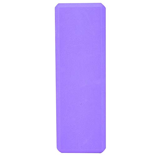 Hoseten Safe Fitness Tool Bloques de Espuma de Yoga, ladrillo de Espuma de Yoga EVA, Estiramiento casero Antideslizante para Ejercicios de Ejercicio(Purple)