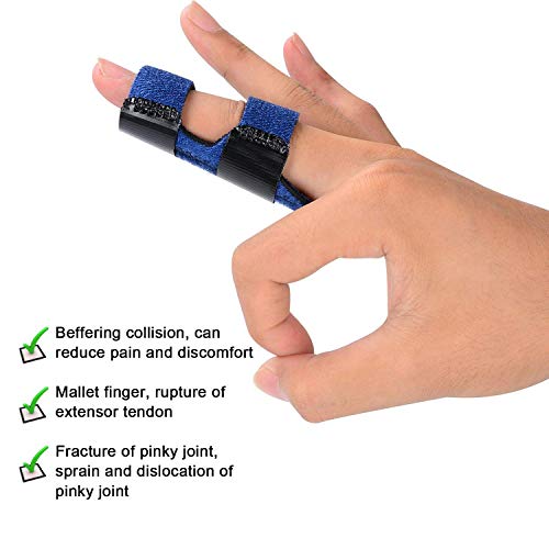 Hossom Férula del Dedo, Dedo Extensión Férula para Dedo en Gatillo,Lanzamiento del Tendón del Dedo y Correa de Fijación del Alivio del Dolor con Ayuda de Aluminio Incorporada Hossom Férula del Dedo, Dedo Extensión Férula para Dedo en Gatillo,Lanzamiento del Tendón del Dedo y Correa de Fijación del Alivio del Dolor con Ayuda de Aluminio Incorporada