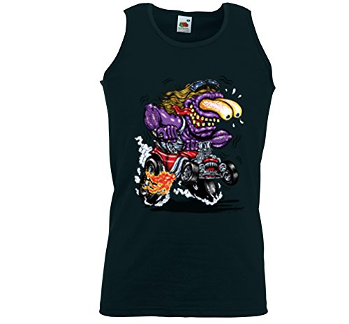 Hot Rod Tank Top Camiseta muscular Consejo Rod Monster 4 Rockabilly Vintage V8 negro small