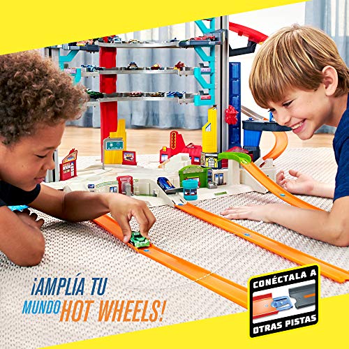 Hot Wheels Megagaraje, garaje para coches de juguete (Mattel CMP80)