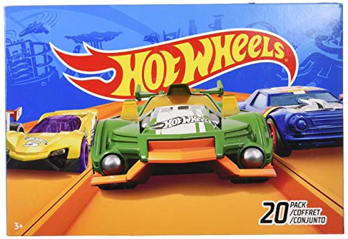 Hot Wheels - Pack De 20 Vehículos con Embalaje de Cartón, Coches de Juguete (Modelos Surtidos) (Mattel DXY59)