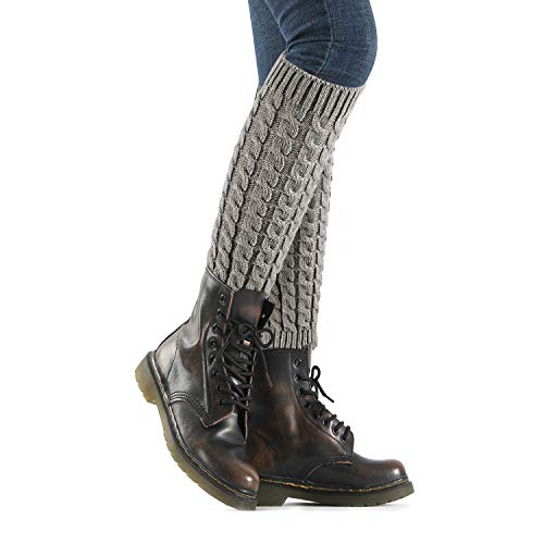 Hotelvs 3 Pares Calentadores de Pierna de Invierno para Mujer Térmico Calentar Calientapiernas Ganchillo de Punto de Cable Calcetines Hotelvs 3 Pares Calentadores de Pierna de Invierno para Mujer Térmico Calentar Calientapiernas Ganchillo de Punto de Cable Calcetines