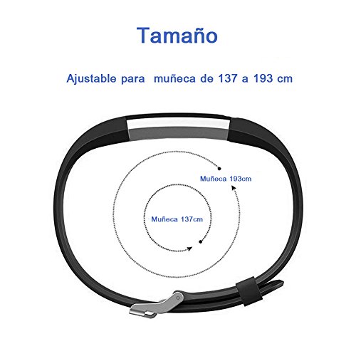 HOTSO 2 Piezas Pulsera de Repuesto para Reloj Inteligente ID 115U, Cómoda y Durable Correa de Recambio – Violeta+ Negro