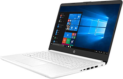 HP 14s-dq1002ns - Ordenador portátil de 14" FullHD (Intel Core i3-1005G1, 4 GB de RAM, 128 GB SSD, Intel UHD Graphics, Windows 10) Blanco - teclado QWERTY Español