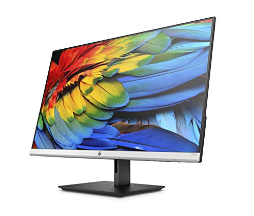 HP 27fh - Monitor de 27" FullHD (1920x1080, panel IPS, 16:9, HDMI 1.4, Altura ajustable, 5 ms, 75 Hz, Low Blue Light, AMD FreeSync, Antirreflectante), Negro