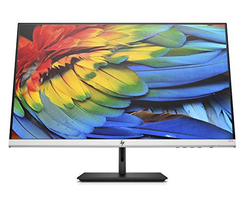 HP 27fh - Monitor de 27" FullHD (1920x1080, panel IPS, 16:9, HDMI 1.4, Altura ajustable, 5 ms, 75 Hz, Low Blue Light, AMD FreeSync, Antirreflectante), Negro