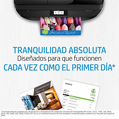 HP 56 C6656AE, Negro, Cartucho de Tinta Original, compatible con impresoras de inyección de tinta HP Deskjet 5550, Photosmart 7350, 7150, 7345, Officejet 6110, 5110