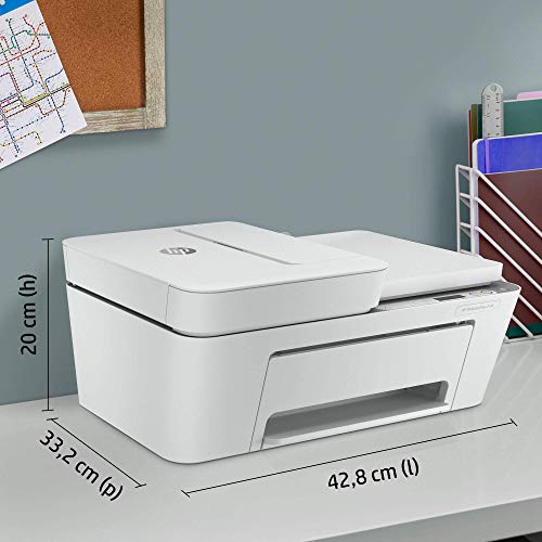 HP DeskJet Plus 4120 - Impresora multifunción tinta, color, Wi-Fi, copia, escanea, envía fax, compatible con Instant Ink (3XV14B)