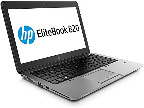 HP EliteBook 820 G2 - PC portátil - 12.5 '' - (Core i5-5200U / 2.20 GHz, 8GB RAM, SSD 128GB SSD, WiFi, Windows 10, Teclado QWERTY) Modelo Muy rápido (Reacondicionado) HP EliteBook 820 G2 - PC portátil - 12.5 '' - (Core i5-5200U / 2.20 GHz, 8GB RAM, SSD 128GB SSD, WiFi, Windows 10, Teclado QWERTY) Modelo Muy rápido (Reacondicionado)