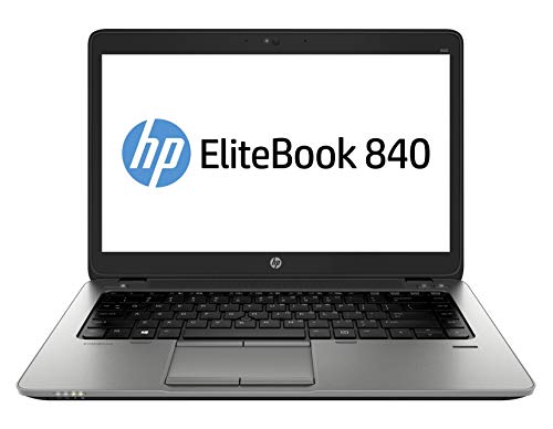 HP EliteBook 840 G2 - Ordenador portátil (14 Pulgadas, Intel Core i5 256 GB SSD, Disco Duro de 8 GB, Win 10 L3Z73UA) (Reacondicionado)