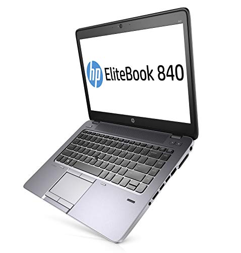 HP EliteBook 840 G2 - Ordenador portátil (14 Pulgadas, Intel Core i5 256 GB SSD, Disco Duro de 8 GB, Win 10 L3Z73UA) (Reacondicionado)