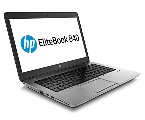 HP EliteBook 840 G2 - Ordenador portátil (14 Pulgadas, Intel Core i5 256 GB SSD, Disco Duro de 8 GB, Win 10 L3Z73UA) (Reacondicionado)