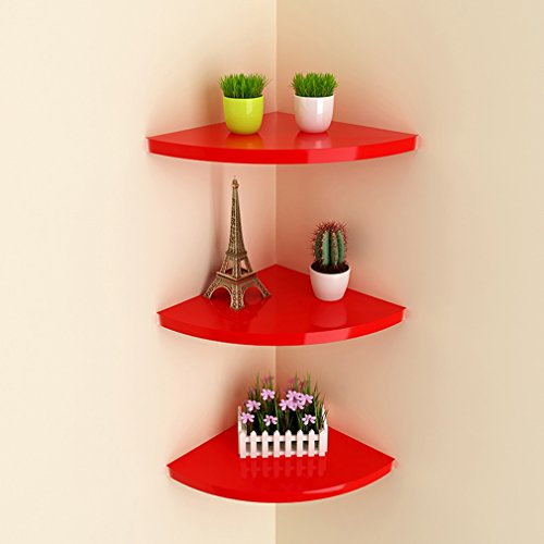 HQQ DIY Corner Wall Rack Sala de Estar Dormitorio Fan Shape Corner Shelf Estante Estante de Almacenamiento Triangular Clapboard Cocina Bathroom Shelf (Tamaño: 28 * 28 * 1.5cm) (Color : #3) HQQ DIY Corner Wall Rack Sala de Estar Dormitorio Fan Shape Corner Shelf Estante Estante de Almacenamiento Triangular Clapboard Cocina Bathroom Shelf (Tamaño: 28 * 28 * 1.5cm) (Color : #3)